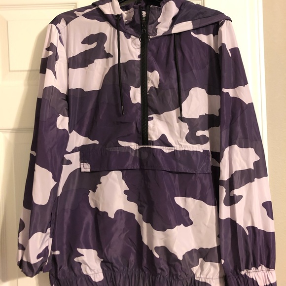 Purple Camo Pullover - Picture 1 of 3